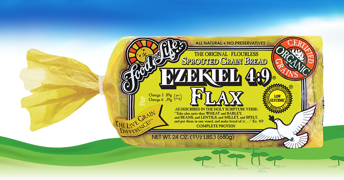 Ezekiel 49 Flax Sprouted Whole Grain Bread Food For Life